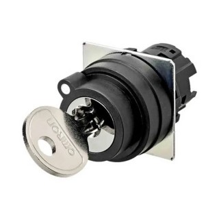 Omron A22NK 2-position Key Switch Head with 22 mm Cutout 