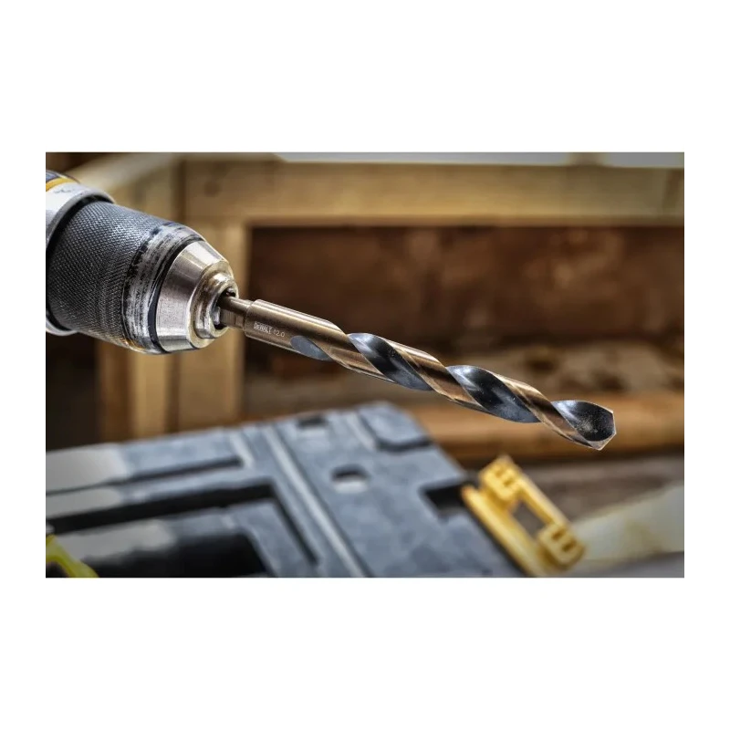 DeWALT 21-Piece Twist Drill Bit Set for Multi-Material with 1 mm Min and 12 mm Max HSS-G Bits DT70755-QZ