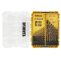 DeWALT 21-Piece Twist Drill Bit Set for Multi-Material with 1 mm Min and 12 mm Max HSS-G Bits DT70755-QZ