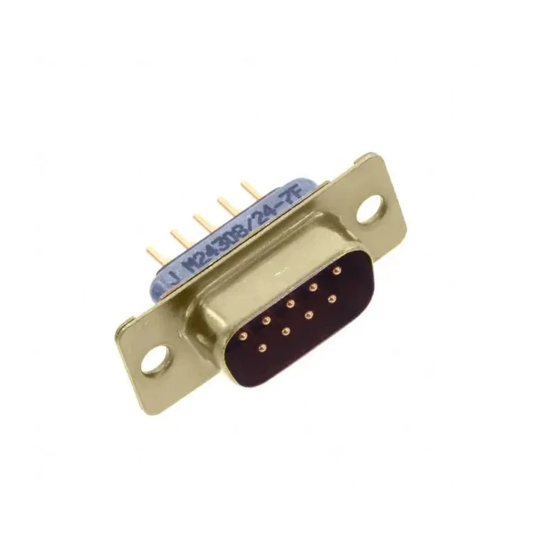 Amphenol India 9 Way Straight 2.77 mm Pitch Panel Mount D-Sub Connector with 4 to 40 Screw Lock Female M24308/24-7F