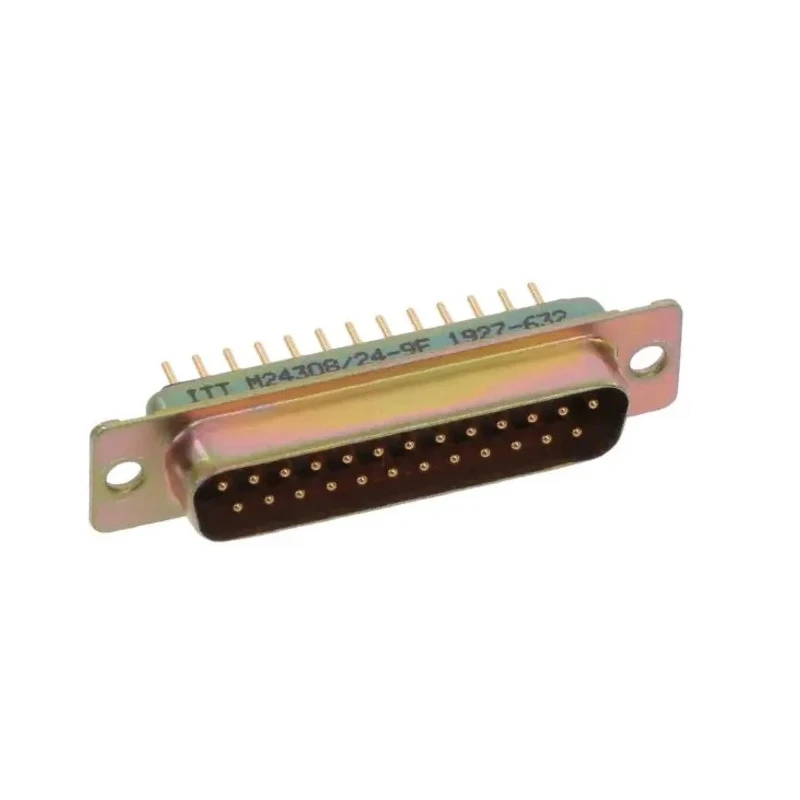Amphenol India Panel Mount 25 Way Straight D-Sub Connector 2.77 mm Pitch Crimp Termination M24308/24-9F