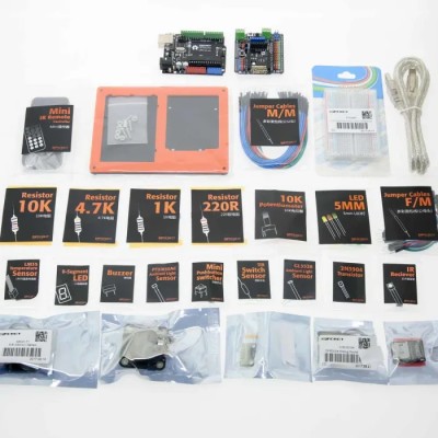 DFRobot Arduino Development Kit Gravity: Zero to Hero Kit KIT0133 with DFRduino UNO R3 Microcontroller China Origin