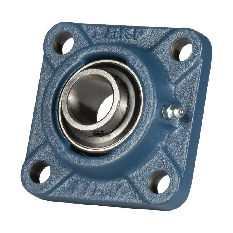 SKF 4 Hole Cylindrical Flange Bearing Unit, 31.75 mm Inside Diameter, Steel Housing, Set Screw Locking, 4300 rpm UCF 207-20