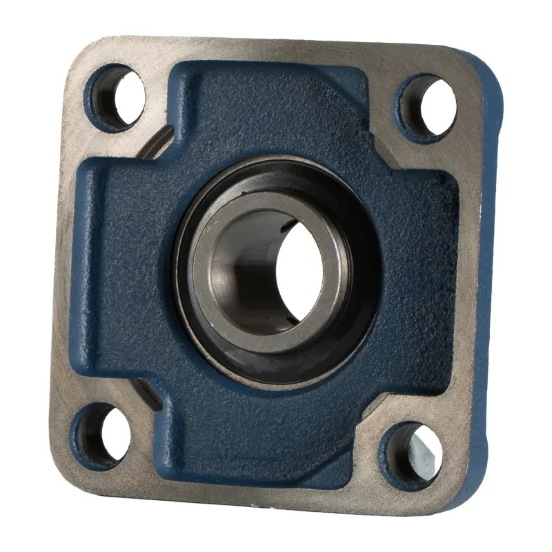 SKF 4 Hole Cylindrical Flange Bearing Unit, 31.75 mm Inside Diameter, Steel Housing, Set Screw Locking, 4300 rpm UCF 207-20