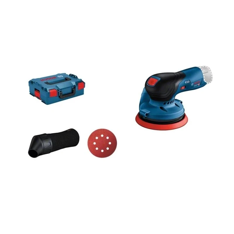 Bosch Cordless Brushless Motor Orbital Sander 12V Battery 125 mm Pad Size 1750 rpm Speed 0601372100
