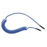 PREVOST 10 m Blue Polyurethane Recoil Hose, 10mm Tube Outside Diameter, 6.5mm Inside Diameter, 8 bar Pressure, -15°C PUS 610