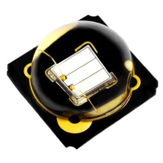Stanley Electric UV LED 385 nm 1100 mW 130 ° Viewing Angle Dome Lens 2-Pin Surface Mount NDU1104ESE-385-TR