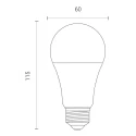 4lite UK 8 W E27 LED Smart Bulb White 6500k Bluetooth Communication 806lm L60 4L1/8003