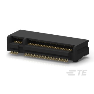 TE Connectivity M.2 NGFF Series Right Angle Edge Connector, PCB Mount, 67-Contacts, 0.5 mm Pitch, 2 Row, Gold 2199230-3