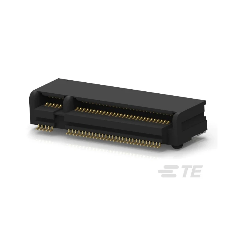 TE Connectivity M.2 NGFF Series Right Angle Edge Connector, PCB Mount, 67-Contacts, 0.5 mm Pitch, 2 Row, Gold 2199230-3