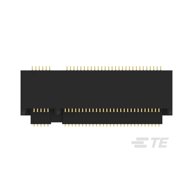 TE Connectivity M.2 NGFF Series Right Angle Edge Connector, PCB Mount, 67-Contacts, 0.5 mm Pitch, 2 Row, Gold 2199230-3