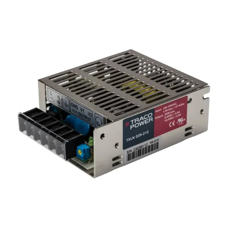 TRACOPOWER Switching Power Supply Dual Output 12V DC 35W, 88-264V AC Input TXLN 035-212