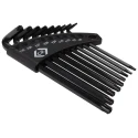 CK 9-Piece Torx Key Set, L Shape, Short Arm, Chrome Vanadium Steel, Tamperproof Hex Keys T4409