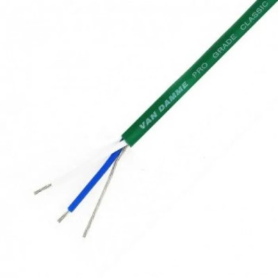 Van Damme Classic XKE Series Screened Multipair Installation Cable, 100 m, Stranded Silver Plated Copper 268014050100