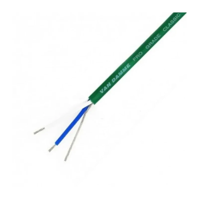 Van Damme Classic XKE Series Screened Multipair Installation Cable, 100 m, Stranded Silver Plated Copper 268014050100