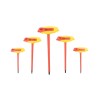 CK 5 Piece T Imperial Hex Key Set Long Arm S2 Steel Ball End Hex 3 to 6 mm T4422 SET