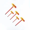 CK 5 Piece T Imperial Hex Key Set Long Arm S2 Steel Ball End Hex 3 to 6 mm T4422 SET