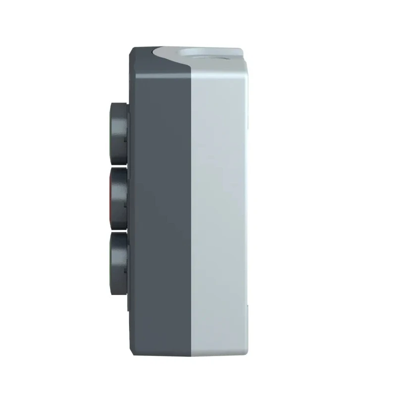 Schneider Electric Spring Return Push Button Control Station Polycarbonate 3 Cutouts 2 NO/1 NC, Green, Red, I/O/II XALD339