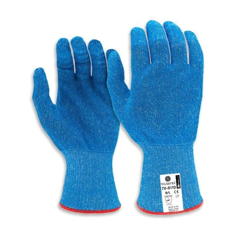 Tilsatec Blue Glove Size 6 Uncoated Cut Resistant Safety Glove 72-8110-06