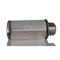 SMC M Series Pneumatic Fitting Brass Threaded Male M5 Nickel Plated 60°C 1.5 MPa M-5J