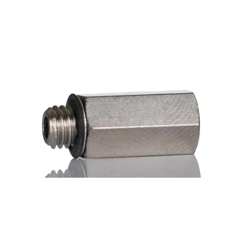 SMC M Series Pneumatic Fitting Brass Threaded Male M5 Nickel Plated 60°C 1.5 MPa M-5J