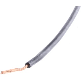 Hew Heinz Eilentropp Black Hook Up Wire 17 AWG 516/0.05 mm Core Strands, 5 m Length 1.5kV Copper Conductor 180°C 222-5453