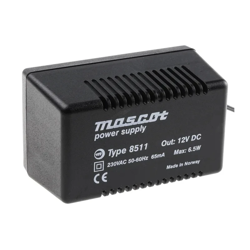Mascot AC/DC Adapter Type C 230V AC Output 540mA 12V DC Power Supply 8511-12