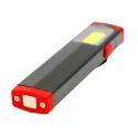 RS PRO Rechargeable Aluminium LED Pocket Torch Red Black 400 lm 89 mm 219-8139