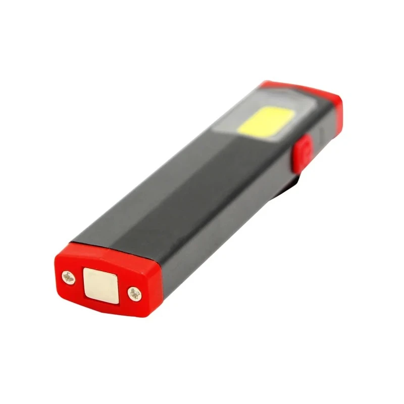 RS PRO Rechargeable Aluminium LED Pocket Torch Red Black 400 lm 89 mm 219-8139