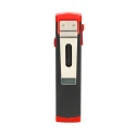 RS PRO Rechargeable Aluminium LED Pocket Torch Red Black 400 lm 89 mm 219-8139