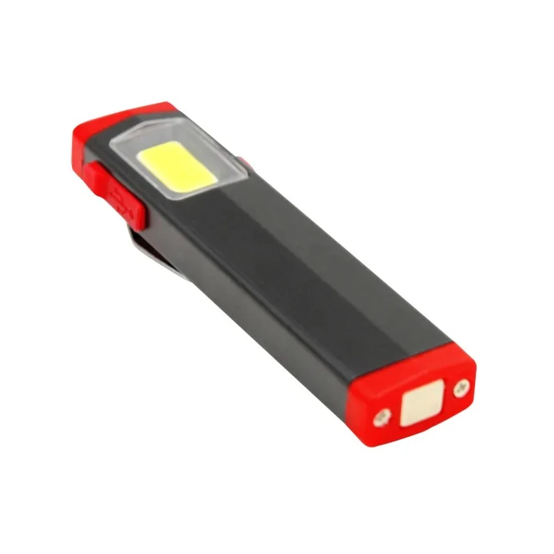 RS PRO Rechargeable Aluminium LED Pocket Torch Red Black 400 lm 89 mm 219-8139