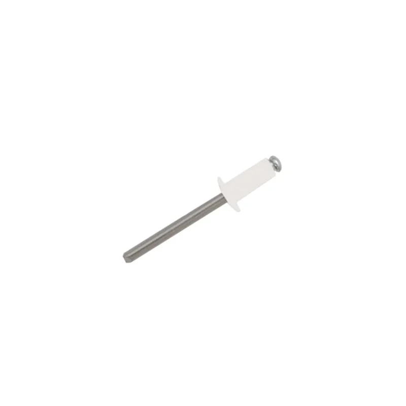 RS PRO Aluminium Dome Head Blind Rivet 3.2 mm Diameter, 10 mm Length, Grip 5-7 mm, Plain Finish 223-1154