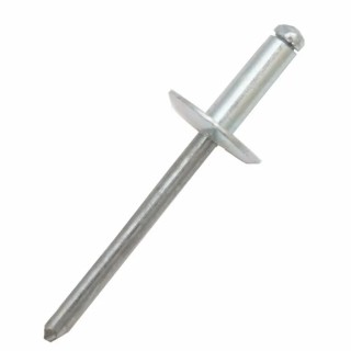RS PRO Aluminium Blind Rivet 4.8 mm, Dome Head, Aluminium Body with Steel Mandrel, DIN 7337 Standard 223-1147