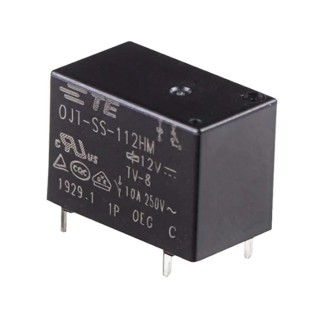TE Connectivity PCB Relay, 12V dc Coil, 16A Switching Current, SPST 2071556-3
