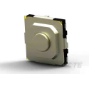 TE Connectivity Silver Tactile Switch Rocker 5.2 mm SPST 50mA 12 V dc Surface MSLPT5252BL4MTR
