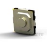 TE Connectivity Silver Tactile Switch Rocker 5.2 mm SPST 50mA 12 V dc Surface MSLPT5252BL4MTR