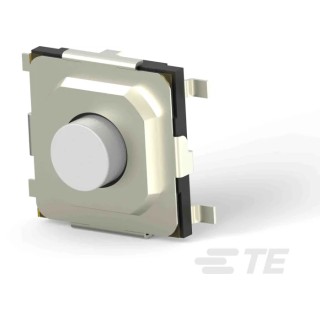 TE Connectivity Silver Tactile Switch Rocker 5.2 mm SPST 50mA 12 V dc Surface MSLPT5252CG4WTR