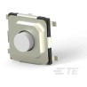 TE Connectivity Silver Tactile Switch Rocker 5.2 mm SPST 50mA 12 V dc Surface MSLPT5252CG4WTR