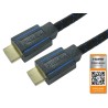 NewLink 3 m 4K @ 60Hz HDMI Cable Male to Male HDMI V2.0 Blue Black CDLPREM-03K