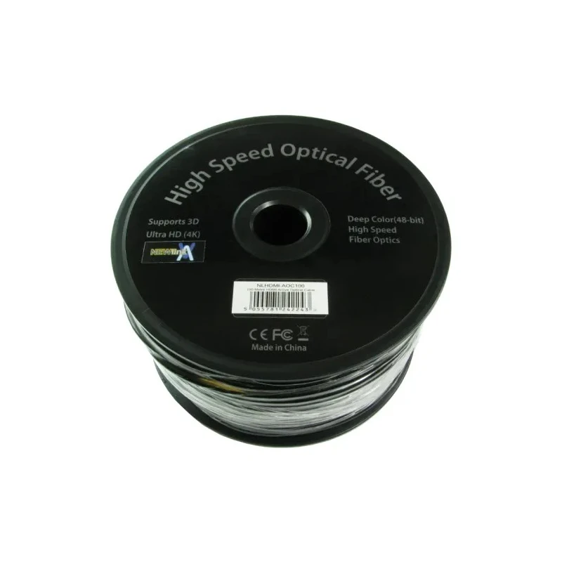 NewLink 100 m 4K @ 60Hz HDMI Cable Male HDMI to Male HDMI HDMI V2.0 Black NLHDMI-AOC100