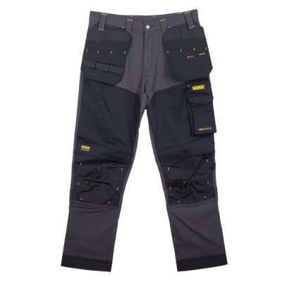 DeWALT Memphis Unisex Work Trouser Black Grey 32 in Waist 29 in Leg MEMPHIS 32/29