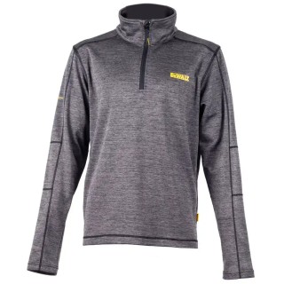 DeWALT Grey Polyester Men's Work Sweatshirt with Zipper Closure JONESBOROUGH L