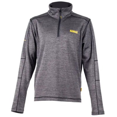 DeWALT Grey Polyester Men's Work Sweatshirt with Zipper Closure JONESBOROUGH L
