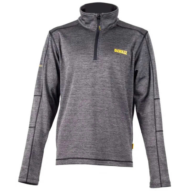 DeWALT Grey Polyester Men's Work Sweatshirt with Zipper Closure JONESBOROUGH L