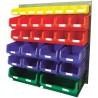 RS PRO Polypropylene Louvre Panel Storage Unit 182 mm x 914 mm x 946 mm, Blue Green Red Yellow 223-7478