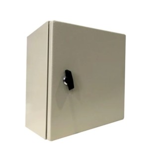 RS PRO Steel Wall Box, IP66 Rated, Zinc-Coated Steel, 300 mm x 300 mm x 210 mm IP66
