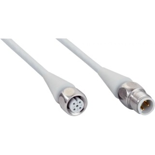 SICK Sensor Actuator Cable Female 4 way Straight to Male 4 way Straight 5 m DSL-1204-G05MRN