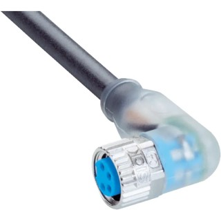 SICK Female 4 Way M8 to Unterminated Sensor Actuator Cable 5 m 24V Polyurethane Jacket YI8U14-050UA3XLEAX