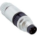 SICK Male 4 Way M8 to Unterminated Sensor Actuator Cable 32V Black Polyamide Jacket YM08U14-1434K2551A