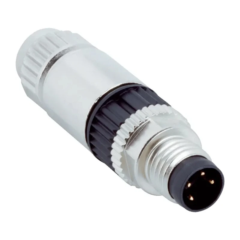 SICK Male 4 Way M8 to Unterminated Sensor Actuator Cable 32V Black Polyamide Jacket YM08U14-1434K2551A